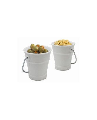 Recipient din portelan pentru snacks, in forma de galetusa - NERTHUS